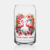 Jolie plage rose flamingo ajouter du texte (Verso)