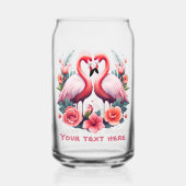 Jolie plage rose flamingo ajouter du texte (Recto)