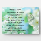 Jolie, Plaque de prière du Seigneur, Dons chrétien (Devant)