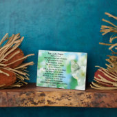 Jolie, Plaque de prière du Seigneur, Dons chrétien (Côté)