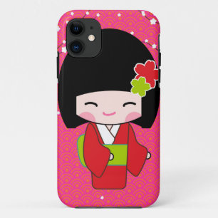 jolie poupée kawaii iPhone 11 Coque