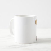 Jolie poussette de Pâques avec signe - Mug (Devant gauche)