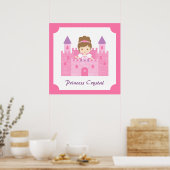 Jolie Princesse dans le Château Rose Décoration de (Cuisine)