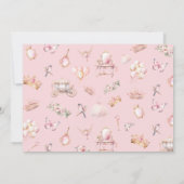 Jolie princesse de Couronne fille Carte de remerci (Dos)