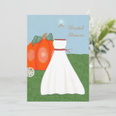 Jolie princesse Douche nuptiale Invitations (Debout devant)