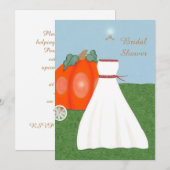 Jolie princesse Douche nuptiale Invitations (Devant / Derrière)