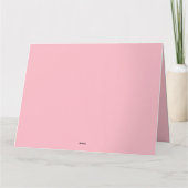 Jolie Princesse et Faon Nouveau-Né Carte de Vœux (Dos)