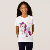 Jolie princesse fille T-shirt (Devant entier)
