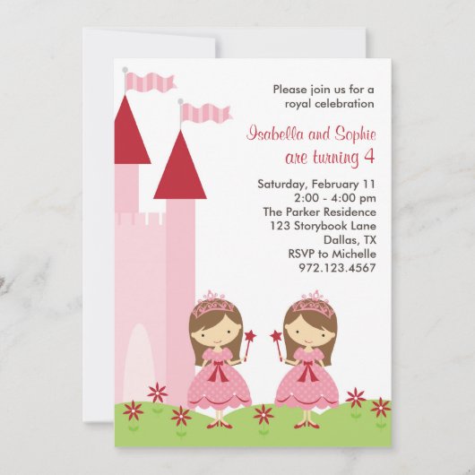 Jolie Princesse Invitation (Devant)