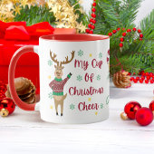 Jolie Reindeer Christmas Cheval Mug
