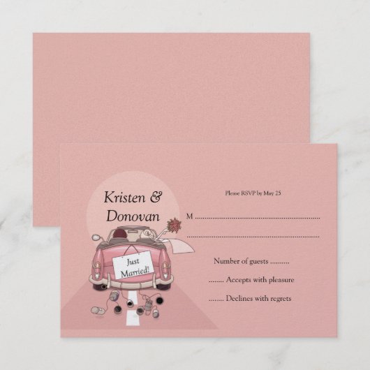 Jolie réponse pour mariage (Devant / Derrière)