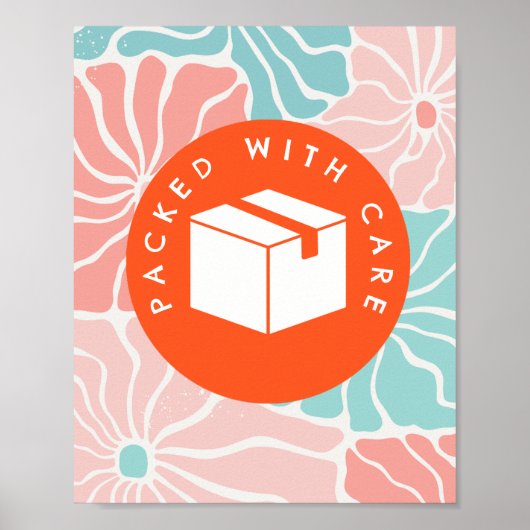 Jolie Rétro Affiche de décoration murale d'art | e (Devant)