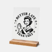 Jolie rétro dame mot art (Angle)