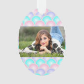 jolie rose aqua bleu pastel écailles de sirène (devant)