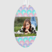 jolie rose aqua bleu pastel écailles de sirène (devant)