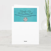 Jolie Rose Bud Flower Art Carte Anniversaire (Dos)