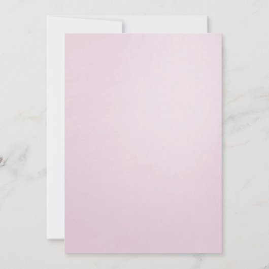 Jolie Rose Champagne Brunch Invitation (Dos)