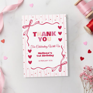 Jolie rose et rouge Saint-Valentin Merci Anniversa
