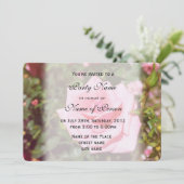 Jolie rose rose fleur toutes les invitations de fê (Debout devant)