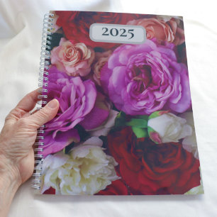 Jolie rose rouge et rose Roses Personnalisé Année