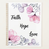 Jolie rose Violet Floral Femmes chrétiennes (Devant)