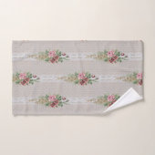 Jolie roses roses victoriennes et dentelle blanche (Serviette à main)