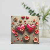 Jolie Sainte-Valentin Steampunk | Modèle de Photo (Debout devant)