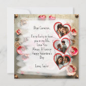 Jolie Sainte-Valentin Steampunk | Modèle de Photo (Dos)