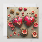 Jolie Sainte-Valentin Steampunk | Modèle de Photo (Devant)