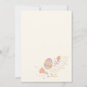 Jolie Serre de Pâques Invitation Photo (Dos)