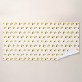 Jolie serviette de bain de canard jaune (Serviette de bain)