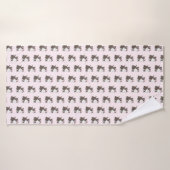 Jolie serviette de bain pour chats (Serviette de bain)
