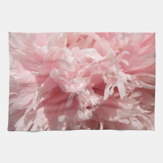Jolie serviette de cuisine rose pâle (Horizontal)