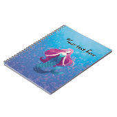 Jolie sirène de mer Carnet Spiral personnalisé (Côté gauche)