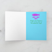 Jolie sirène hispanique Bonne carte d'anniversaire (Intérieur)