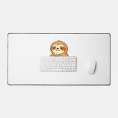Jolie Sloth Relaxant avec Hot Coffee Premium T-Shi (Clavier et souris)