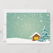 Jolie Snowboard Girl Anniversaire Fête Invitation (Dos)