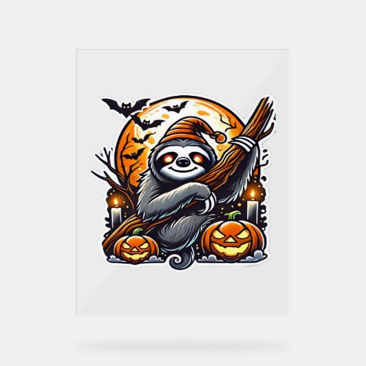Jolie Soirée Sloth Halloween classique T-shirt (Recto)