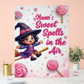 Jolie Sorcière de nom modifiable sur Broom Hallowe (Mariage)