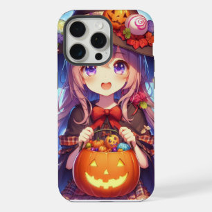 Jolie sorcière d'Halloween d'anime