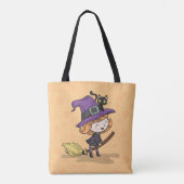 Jolie sorcière d'Halloween et chat | Sac fourre-to (Dos)