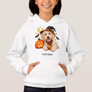 Jolie sorcière Labradoodle Halloween Enfants