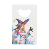 Jolie Sorcière tenant Chat noir Thunder_Cove (Devant)