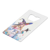 Jolie Sorcière tenant Chat noir Thunder_Cove (Devant Angle)