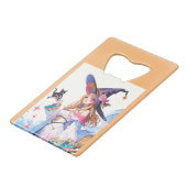 Jolie Sorcière tenant Chat noir Thunder_Cove (Dos Angle)