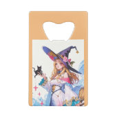 Jolie Sorcière tenant Chat noir Thunder_Cove (Dos)