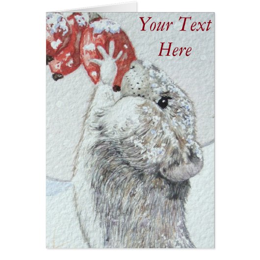 jolie souris neige (Devant)