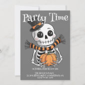 Jolie Squelette d'illustration Invitation de la pa (Devant)