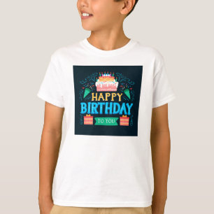 "Jolie T-shirt d'anniversaire pour les enfants - C