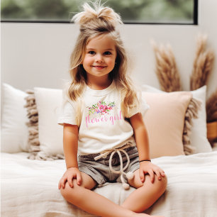 Jolie T-Shirt de Fleuriste Robe de Mariage Floral 